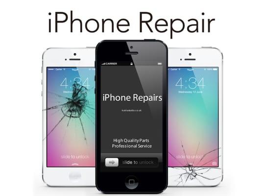 Apple IPhone 5 5c 5s 6 6 plus  Repairs while you wait done by a trained professional.