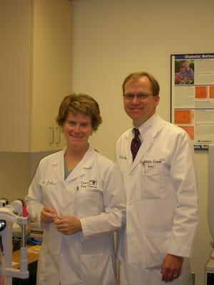 Drs. Julie Boss and Ralph Crew , ophthalmologists