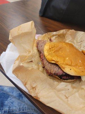 Brisket sandwich