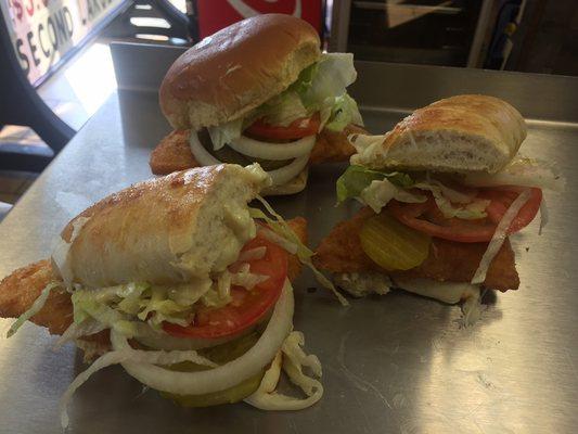 Fish hoagies