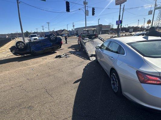 Accident rollover