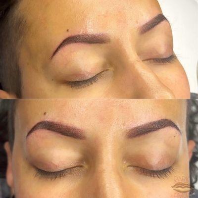 Ombré powder brows