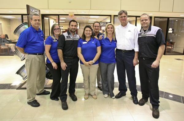 Our Service & Parts team at our Fall 2014 New Owner's Event