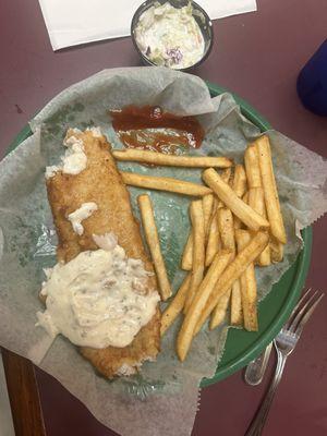 Haddock fish fry