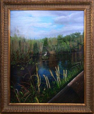 Life in the Everglades - Oil on canvas by Charlene Margiotta