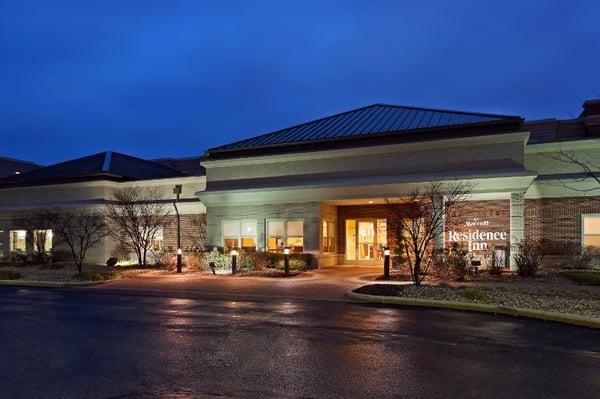 The Residence Inn Indianapolis Carmel hotel is located 30 min. outside of downtown Indy.