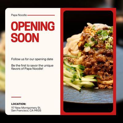 Counting down to the grand opening! We are excited to bring you the best carbs in the town