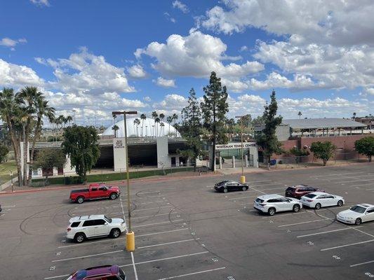 ASU tennis courts & football indoor practice white bubble