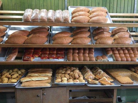 Large selection of baked goods