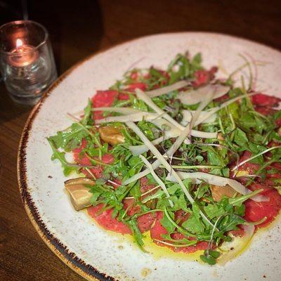 Beef carpaccio