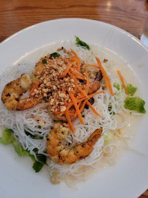 Vermicelli with shrimp