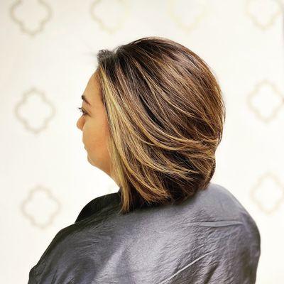 Balayage bob