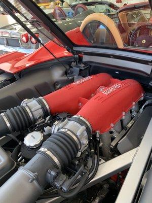 F430 Engine Bay