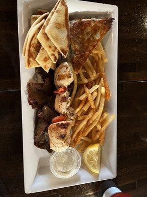 Greek Platter with fries