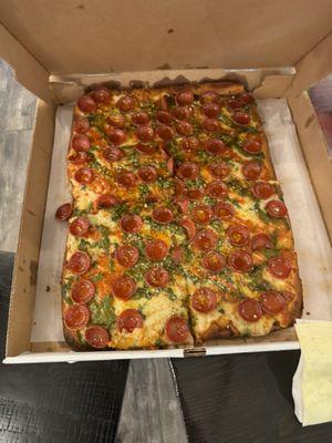 Pesto, Roni, & Vodka Sauce Sicilian