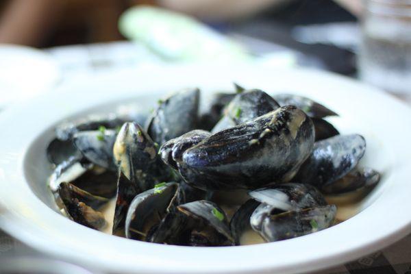 Spicy Dijon Mussels