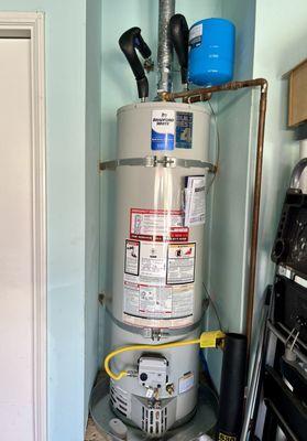 New water heater, clean install.