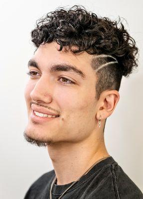 Perm on a male