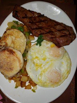 Steak &  eggs 8.59