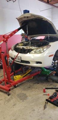 Engine & transmission replacement