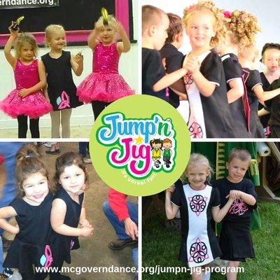 Enrollment is open, visit the Jump'n Jig Program page on our website www.mcgoverndance.org