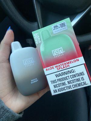 white gummy and aloe watermelon splash flum