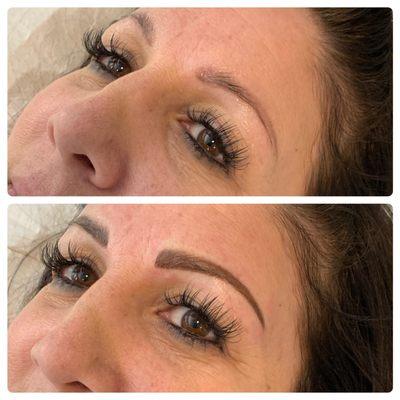 Brow touch! Before and After!