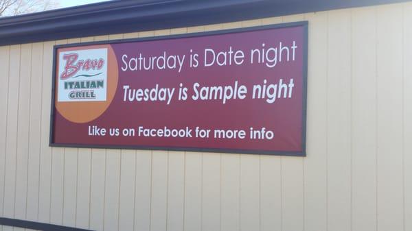 It's nice that you can sample your date before Saturday night! Lol!