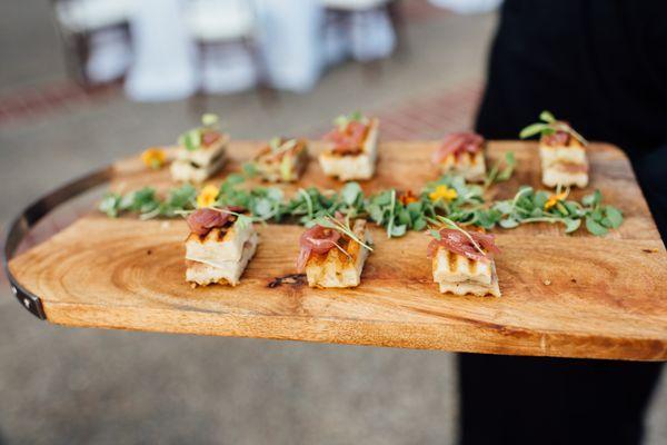 Grilled cheese appetizers. YUM.