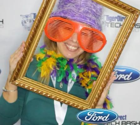 Fun pics at the Ford booth