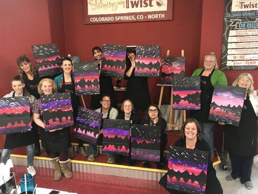 Briargate Painting With a Twist