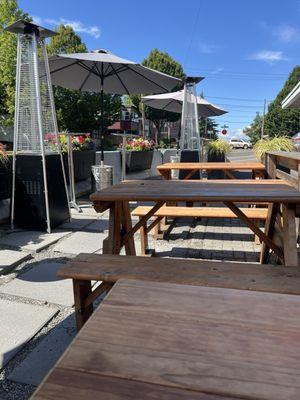 Outdoor sitting area