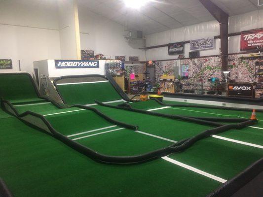 Indoor Turf Track Tons of fun For the whole Family!