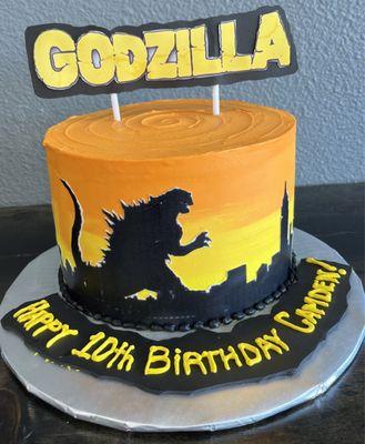 Godzilla Cake!