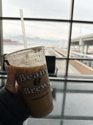 Cookie dough iced latte!