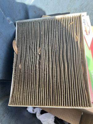 This is what my air filter looked like I should have taken posture of new one