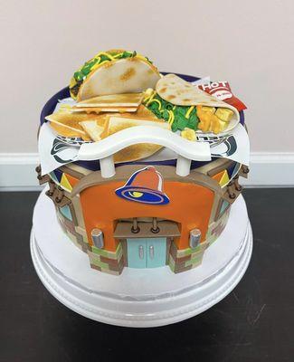 Taco Bell inspired groom's cake!