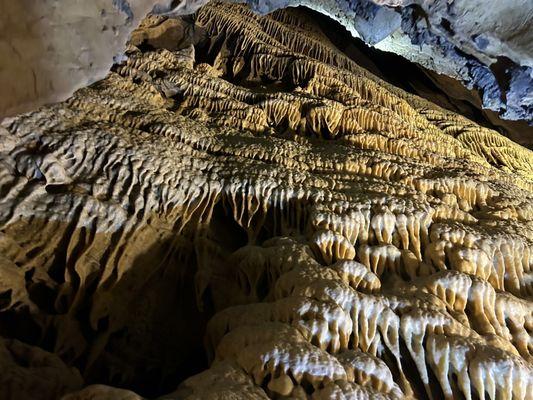 Inside caverns