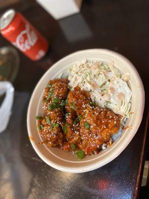 Korean Fried Chicken Bowl