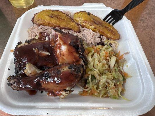 Jerk chicken meal