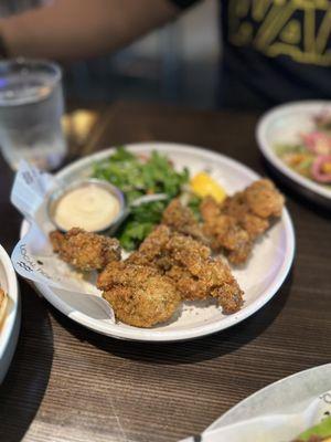 Fried oysters