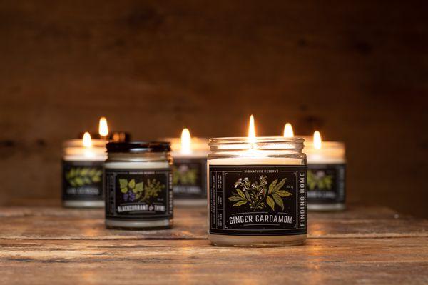 Signature Reserve Soy Candle Collection by Finding Home Farms