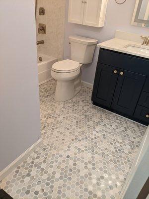 Tile Floor Install