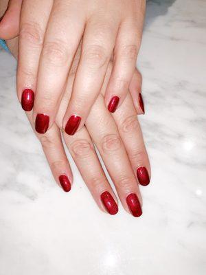 Love this Gel manicure. So fresh & so clean.