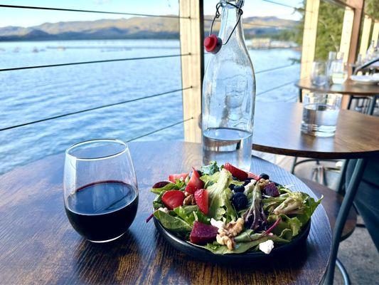 Wine and Beets and Berries salad