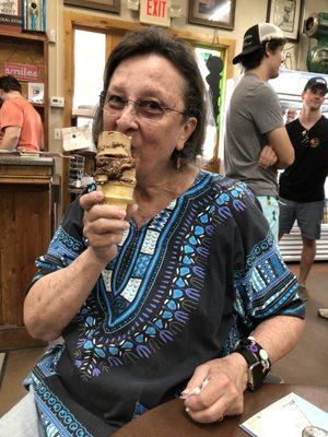 Thrifty ice cream. Brings back memories from the late 60's in Northern California at Thrifty Drug Store. I had the mocha almond fudge.