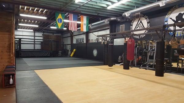 Downstairs mat and Octagon.