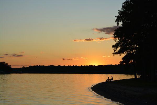 Sunset from the campground