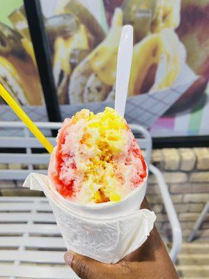 Mango Strawberry and Watermelon with cream