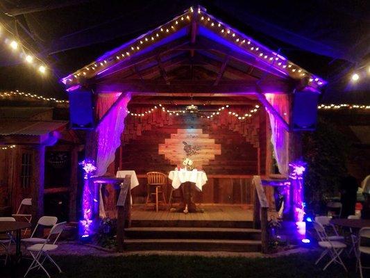 Up-light, Lighting and Sound Production/Rental (Wedding)